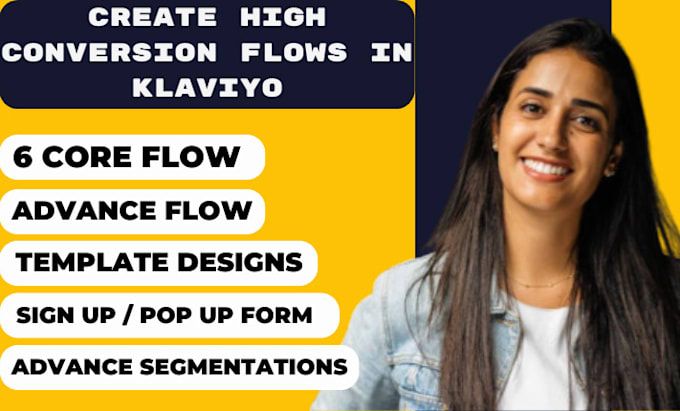 Gig Preview - Design effective email flows in klaviyo to maximize conversions