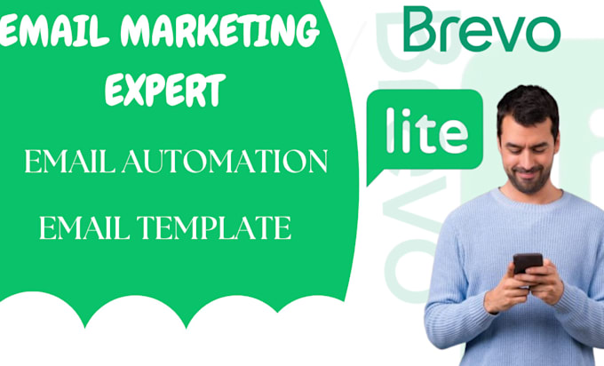 Gig Preview - Setup email automation email template on brevo and mailerlite