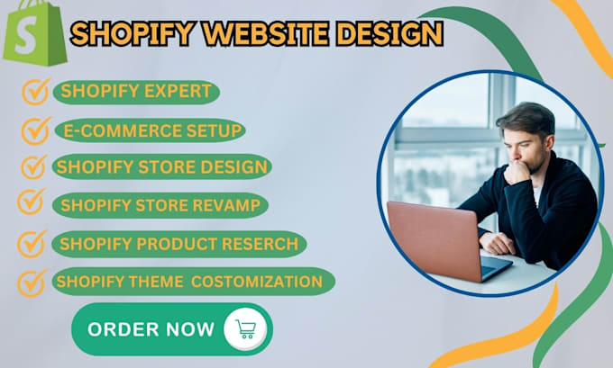 Gig Preview - Create shopify dropshipping ecommerce setup branded website