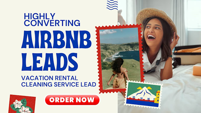 Gig Preview - Generate airbnb leads, vacation rental cleaning service lead