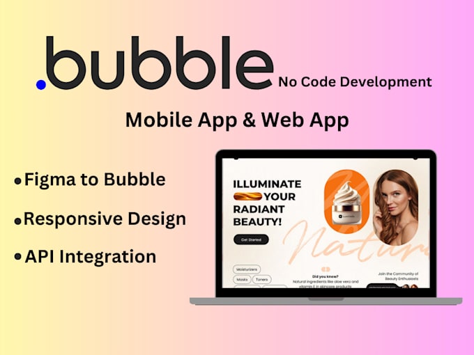 Gig Preview - Be your bubble io developer and startup consultant