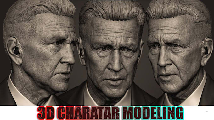 Gig Preview - Setup detail 3d character model for realistic game and film production quality