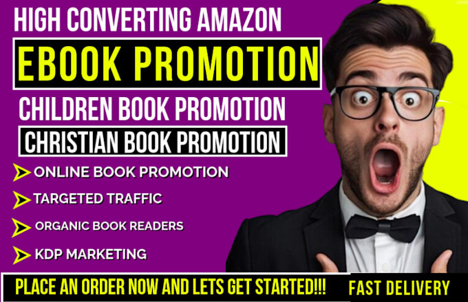 Gig Preview - Do amazon kindle book ebook promotion, christian book promotion christian book