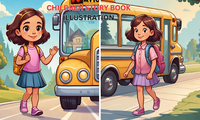 Gig Preview - Illustrate children story book illustration children book illustration