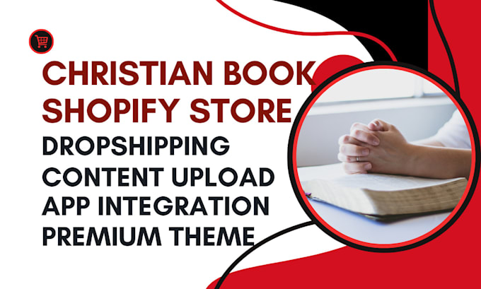 Gig Preview - Design christian book shopify store dropshipping store