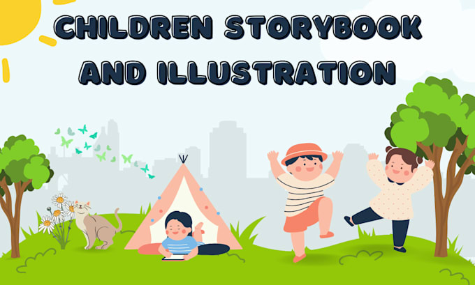 Gig Preview - Illustrate children story book illustration and children story book KDP