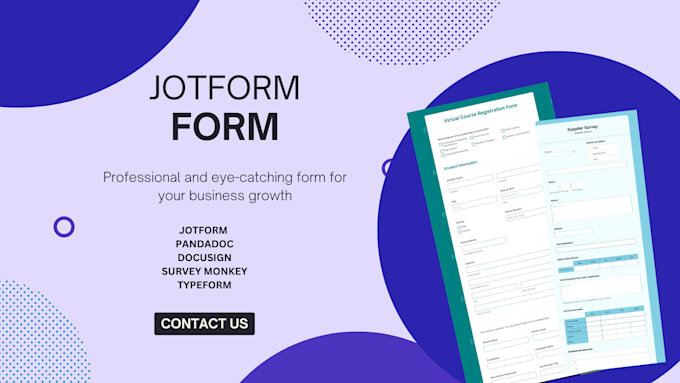 Gig Preview - Create jotform docusign surveymonkey pandadoc typeform