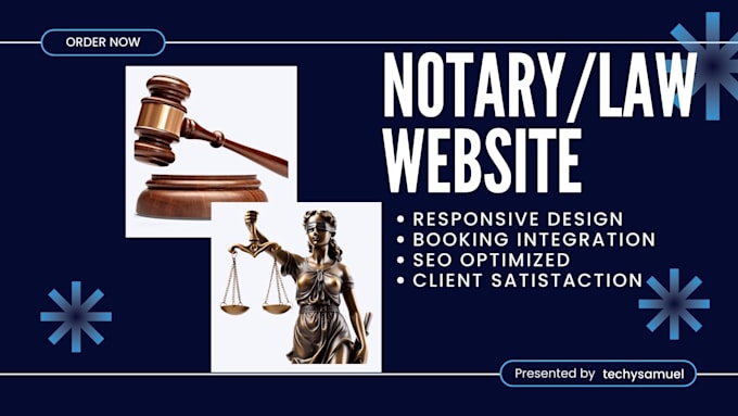 Bestseller - notary logo notary landing page notary website with appointment integrations