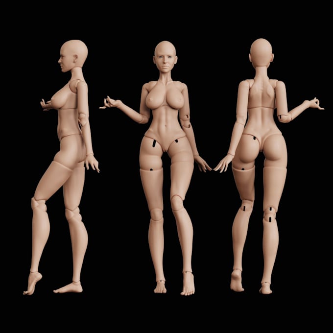 Gig Preview - Sculpt a bjd, ball joint doll, for 3d printing