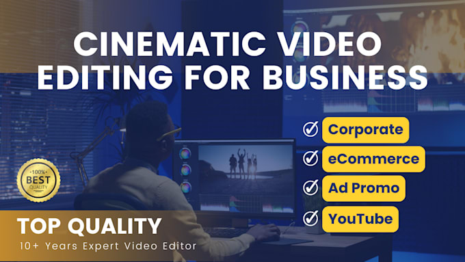 Bestseller - execute professional video editing for your business quickly