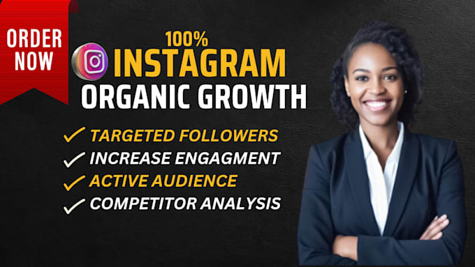 Gig Preview - Do instagram marketing , promotion for fast organic growth