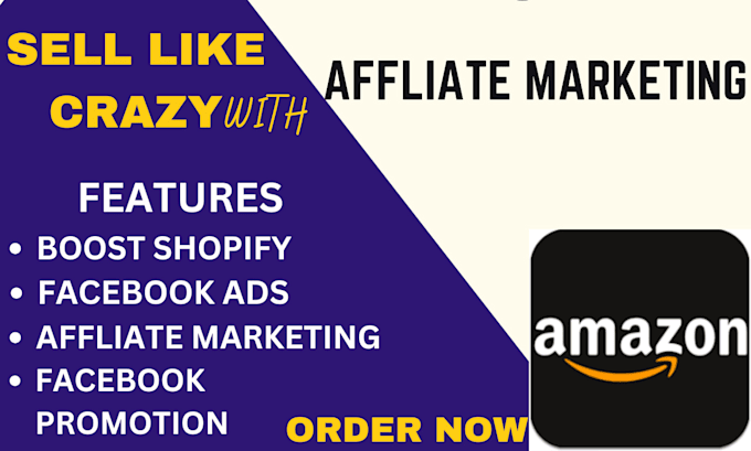 Gig Preview - Setup amazon affiliate tiktok shop, affiliate marketing funnel, facebook ads