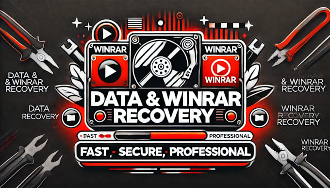 Gig Preview - Expert data recovery and winrar file repair fast and secure service