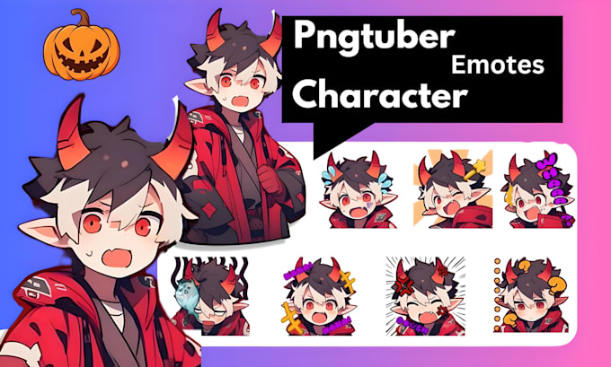 Gig Preview - Pngtuber vtuber png tuber emotes live2d model pngtuber character design pngtuber