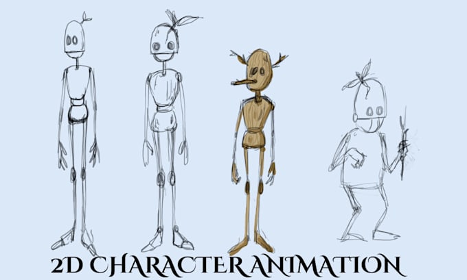 Gig Preview - 2d puppet animation 2d adobe illustration 2d character 2d cartoon animation