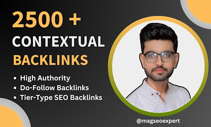 Gig Preview - Provide high authority contextual backlinks for ranking your website