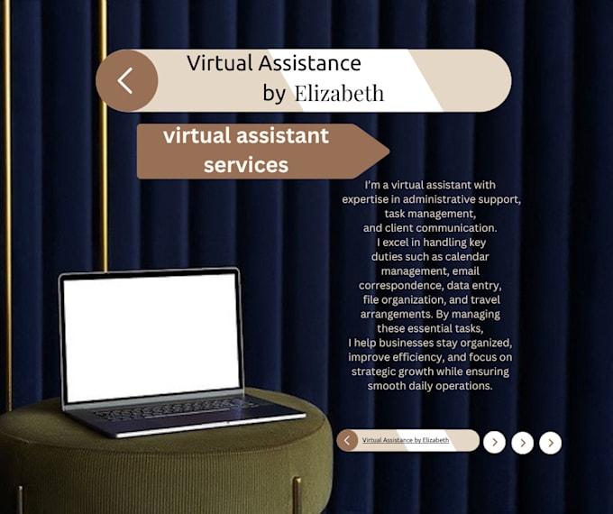 Gig Preview - Professional virtual assistant administrative and office support