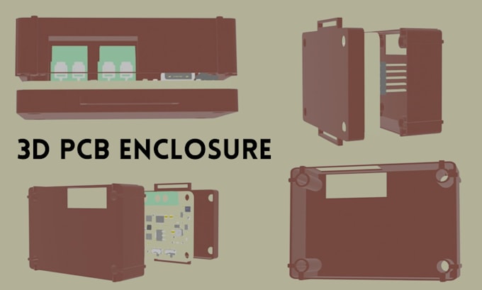 Gig Preview - Do custom 3d printable pcb enclosure design pcb case product design for 3d print