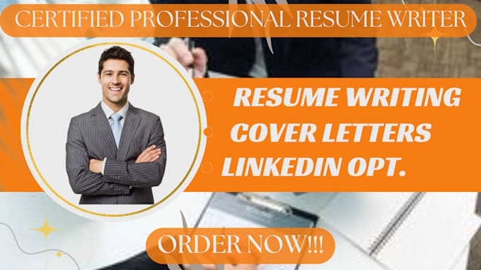 Gig Preview - Write a professional resume cover letter and linkedin writing