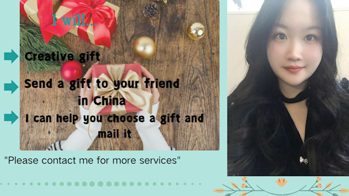 Gig Preview - Choose gifts for your friends in china and mail them