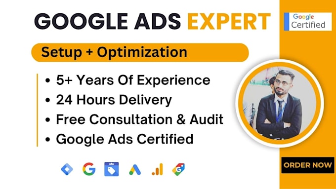 Gig Preview - Be your google ads expert, adwords PPC campaign setup and management