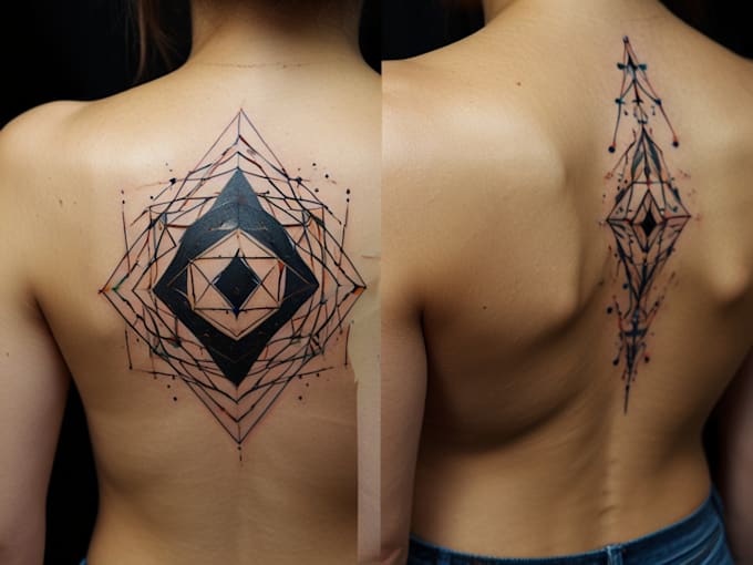 Gig Preview - Make quick geometric unique tattoo design for you