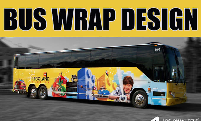 Gig Preview - Professional bus wrap design, box truck, vehicle wrap, food truck, wrap for you