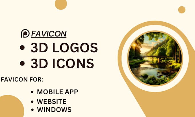 Bestseller - design 3d icons and favicon that are customized to your needs