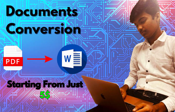 Gig Preview - Converting PDF to word documents