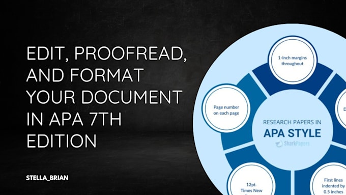 Bestseller - write, proofread, edit, format in apa 7