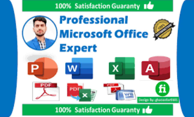 Gig Preview - Sam cengage, ms office, microsoft word, excel, and access projects urgently