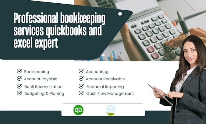 Bestseller - professional bookkeeping services quickbooks and excel expert