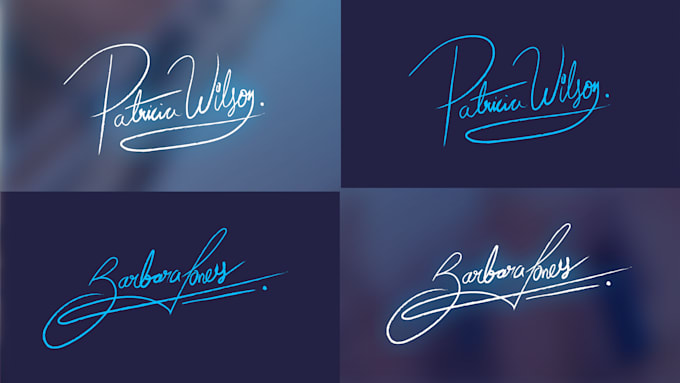 Gig Preview - Make modern stylish signature logo