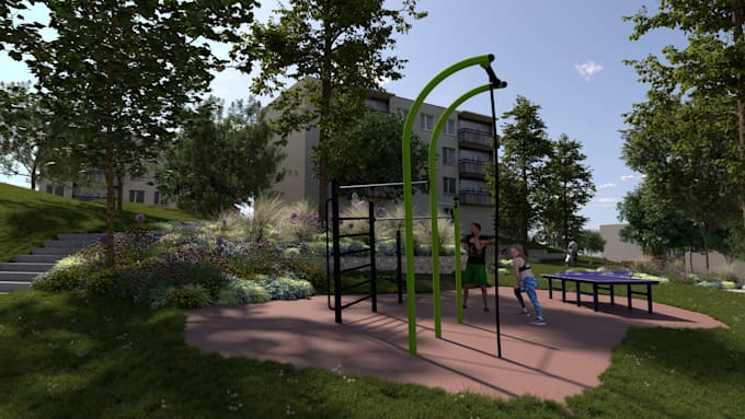 Gig Preview - Create realistic visualizations in landscape architecture