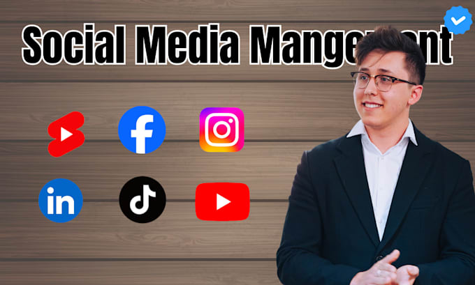 Gig Preview - Be a social media manager for you