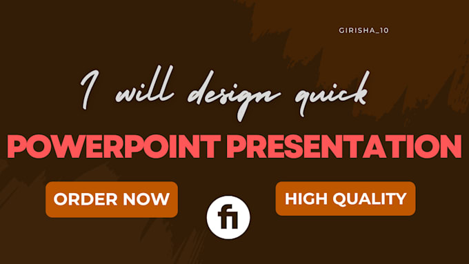 Gig Preview - Design quick powerpoint presentations