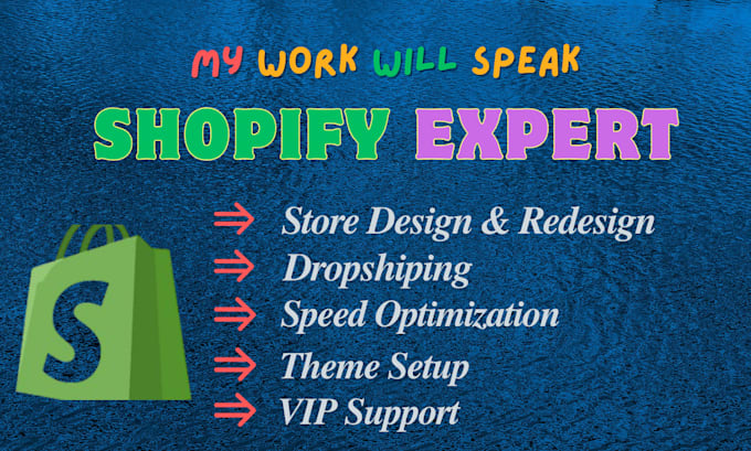 Gig Preview - Setup profitable shopify website or shopify store design and redesign