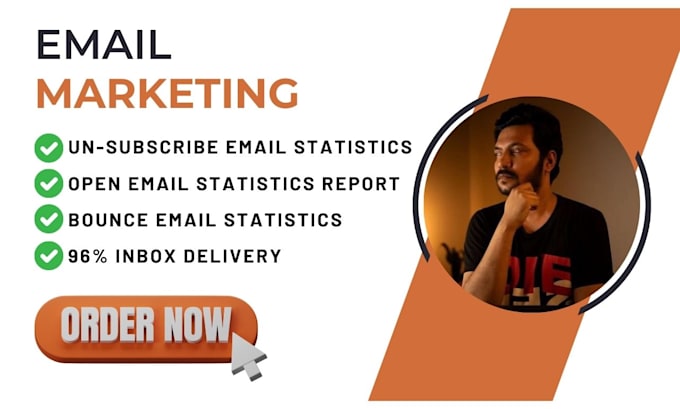 Gig Preview - Do bulk email blast, email marketing, cold email campaign