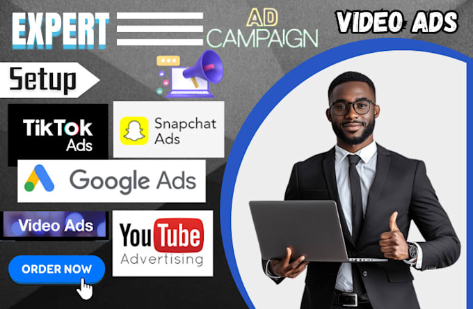 Gig Preview - Setup snapchat ads, tiktok ads, youtube ads, or goggle ads for your business