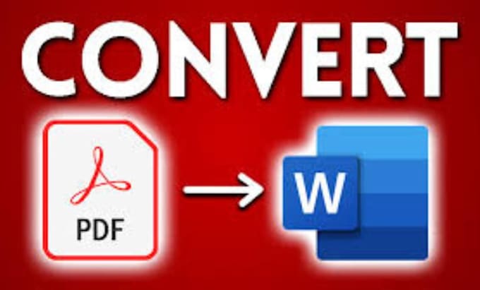 Gig Preview - Convert pdf to word