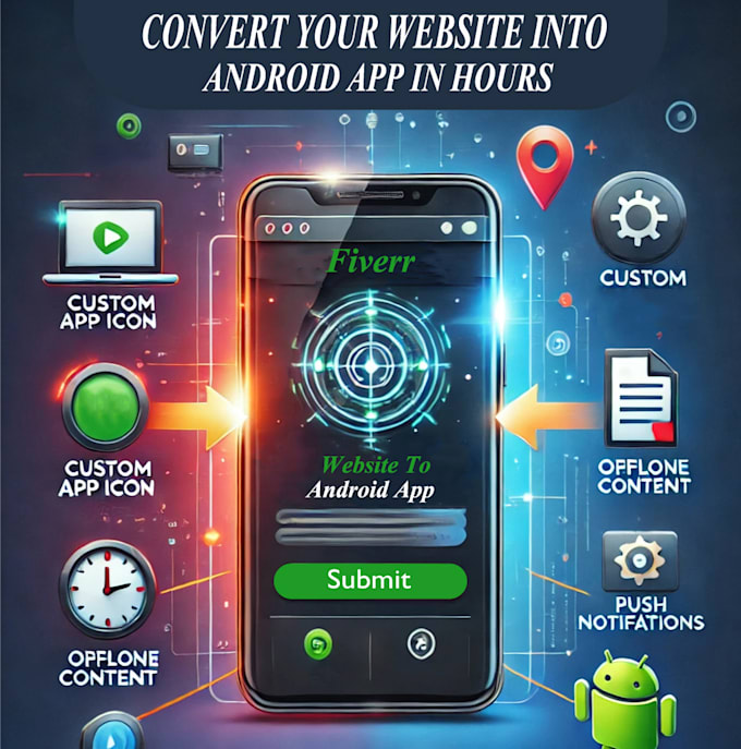 Gig Preview - Convert your website to android mobile app in few hours