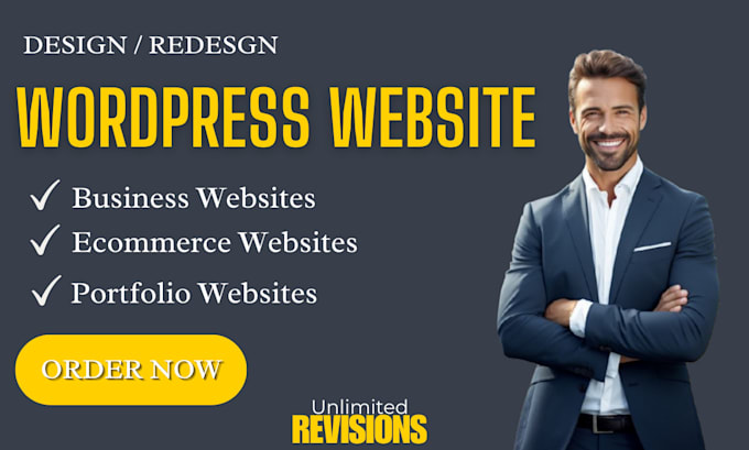 Gig Preview - Do wordpress development and design, redesign, build ecommerce website