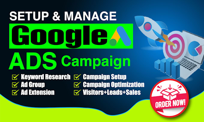 Gig Preview - Create high converting google ads adwords PPC campaign