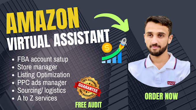 Gig Preview - Your amazon fba private label virtual assistant