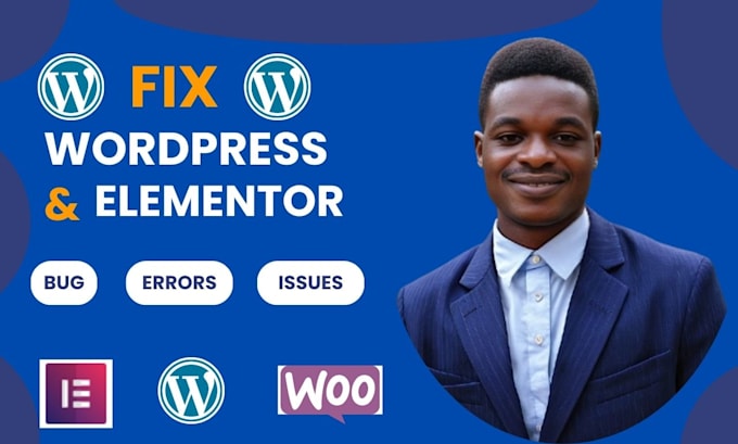 Gig Preview - Fix wordpress issues, elementor errors, elementor bugs, and wordpress errors