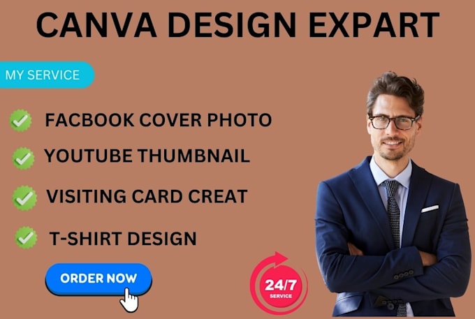 Gig Preview - Professional canva design service