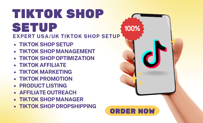 Gig Preview - Setup tiktok shop, tiktok virtual assistant, tiktok shop ads, tiktok managment