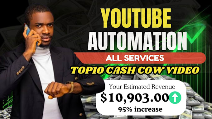 Gig Preview - Setup youtube automation channel business and create cash cow video for you