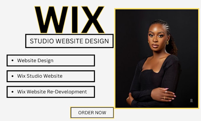 Gig Preview - Wix website design redesign wix studio website design wix landing page design