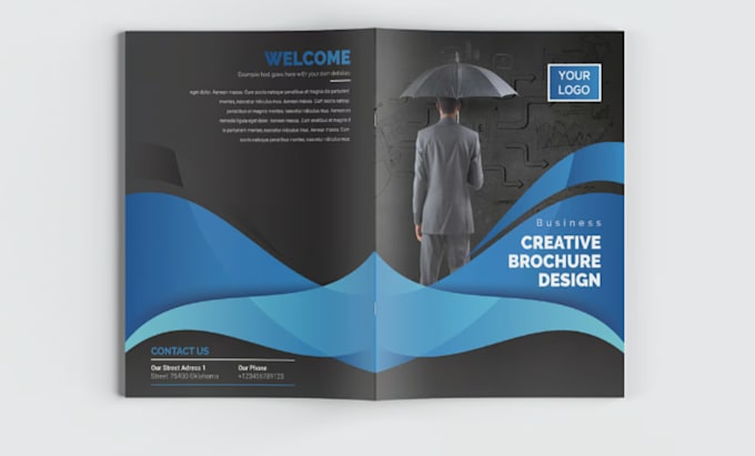 Gig Preview - Do professional business flyer, bifold, trifold, and brochure design